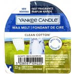 Yankee Candle Clean Cotton vonný vosk 22 g – Hledejceny.cz