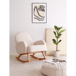 Atelier del Sofa wing chair Yoko bílá