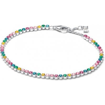 PANDORA Tenisový náramek s duhovými zirkony 16 cm 593927C03-16 – Sleviste.cz