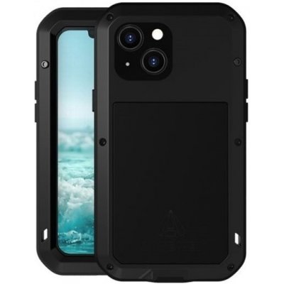 Love Mei extra odolné pouzdro proti nárazu, vodě a prachu pro iPhone 13 mini - černé - možnost vrátit zboží ZDARMA do 30ti dní