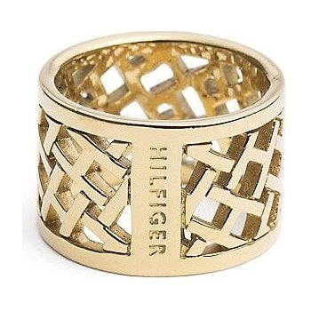 Tommy Hilfiger originální pozlacený prsten z oceli TH2700750