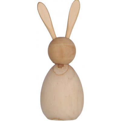 Textilomanie Dřevěný zajíček BUNNY DAISY 17,5 cm přírodní – Hledejceny.cz