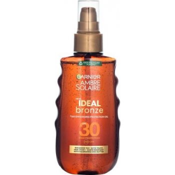 Garnier Ambre Solaire Ideal Bronze opalovací olej SPF30 150 ml od 207 Kč -  Heureka.cz