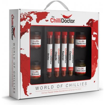 The ChilliDoctor World of Chillies 4 x 9 g a 4 x 40 ml – Sleviste.cz