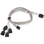 SUPERMICRO Internal MiniSAS HD (SFF-8643) to 4x SATA 50/50cm Cable with sideband – Hledejceny.cz