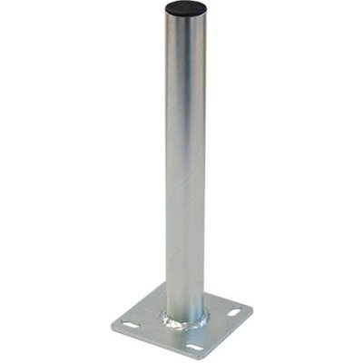 Držák stožáru jezdec - 30cm (čtverec) pouze spodní část, Galvanický zinek; TPSU30P35P100 – Hledejceny.cz
