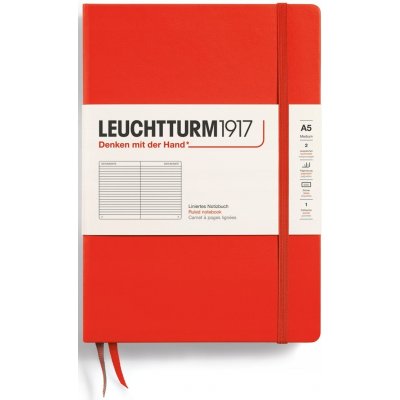 Leuchtturm1917 Zápisník Lobster Medium A5 čistý – Sleviste.cz