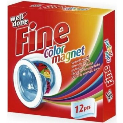 Well Done Fine Color Magnet Antibacterial ubrousky 12 ks – Sleviste.cz