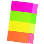 Záložky samolepicí Kores 50 x 20 mm, 4 x 50 ks – Hledejceny.cz