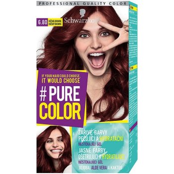Schwarzkopf Pure Color barva na vlasy Růžová Brownie 6.80, 60 ml od 122 Kč  - Heureka.cz