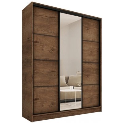 Nejlevnější nábytek Harazia 150 se zrcadlem dub lefkas – Sleviste.cz