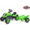 Šlapadlo Falk Šlapací traktor 2057L Country Farmer s přívěsem zelený