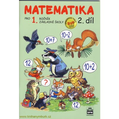 Matematika pro 1 ročník základní školy 2.díl - Miroslava Čížková, Antonín Šplíchal – Zboží Mobilmania