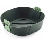 Košík do horkovzdušné fritézy 22 x 22 cm, zelená, silikon, Lékué – Zboží Dáma