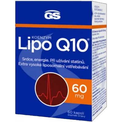 GS Koenzym Lipo Q10 60 mg, 60 kapslí – Zboží Mobilmania