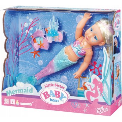Zapf Creation Baby Born Starší sestřička Mořská panna 32 cm – Sleviste.cz
