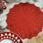 Homla Vánoční prostírání Leis červená 38 cm 979938 – Zboží Mobilmania
