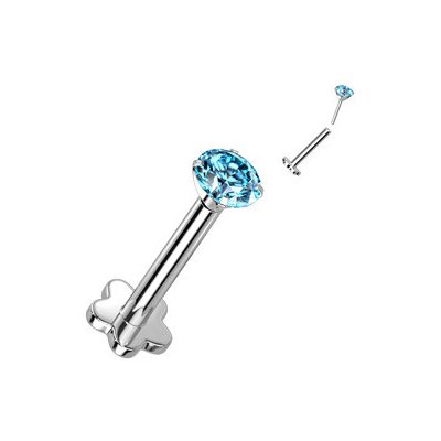 Šperky4U Push In piercing do brady ucha titan TIT1170-AB – Zbozi.Blesk.cz