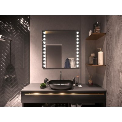 Artalo LED zrcadlo M14 premium 80 x 70 cm – Sleviste.cz