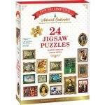 EUROGRAPHICS Adventní kalendář Fine Art Vánoce 24x50 dílků – Hledejceny.cz