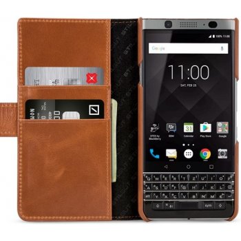 Pouzdro StilGut Talis BlackBerry KEYone Hnědá