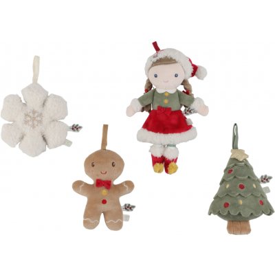 LITTLE DUTCH Vánoční ozdoby plyšové Rosa – Zbozi.Blesk.cz