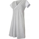 Little Angel noční košile tenká Outlast pruh bílošedý melír – Zboží Dáma