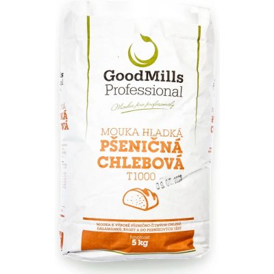 GoodMills Professional Mouka hladká pšeničná chlebová T1000 5 kg – Hledejceny.cz