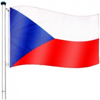 Tuin 60942 Vlajkový stožár vč. vlajky Česká republika 6,50 m – HobbyKompas.cz