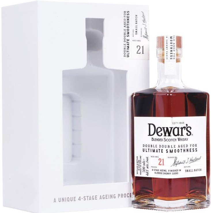 Dewar\'s Double Double 21y 46% 0,5 l (holá láhev)