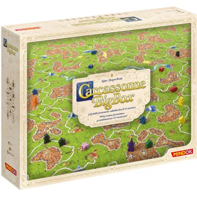 Mindok HRA Základní + 11 rozšíření Carcassonne Big box 2017 – Zboží Živě