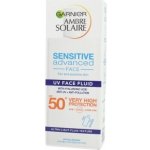 Garnier Ambre Solaire Sensitive Advanced Face SPF50+ krém na obličej s kyselinou hyaluronovou 40 ml – Hledejceny.cz