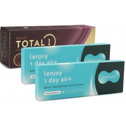 Alcon DAILIES Total 1 30 čoček + Lenjoy 1 Day Air+ 10 čoček