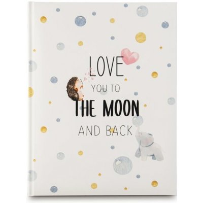 HAMA Deník miminka TO THE MOON 22 x 29 cm – Zboží Živě