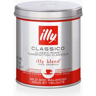 Illy mletá CLASSICO 125 g – Zboží Mobilmania