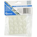 Geko Průhledné silikonové nárazníky – kulaté pod nábytek 12 mm, 16 ks – Hledejceny.cz