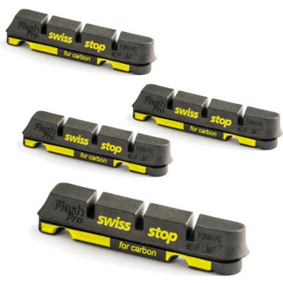 SwissStop Flash Pro Black Prince špalky černá – Hledejceny.cz