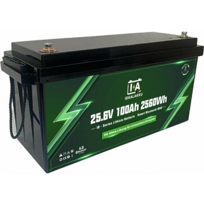 Idealakku IB-24-100 LiFePO4 24V 100Ah 2560Wh Smart BMS s Bluetooth – Zboží Živě