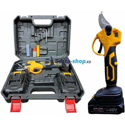 Akumulátorové zahradní nůžky, 28 mm 48V + náhradní baterie – Hledejceny.cz