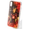 Pouzdro a kryt na mobilní telefon Apple Pouzdro Marvel Iron Man 003 TPU ochranné silikonové s motivem Apple iPhone X iPhone XS oranžové