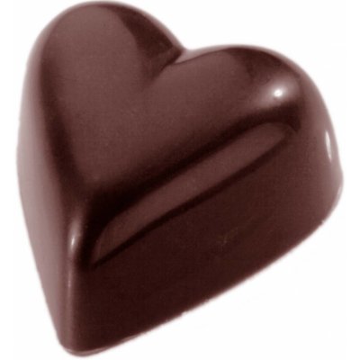 Chocolate World Forma na pralinky srdce 33x31x15mm