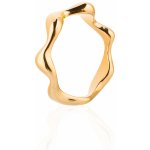 Franco Bene Bulky nepravidelný prsten pozlacený 662 – Sleviste.cz
