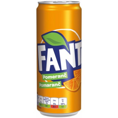 Fanta pomeranč plech 24 x 330 ml – Zboží Mobilmania