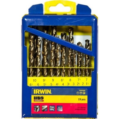 IRWIN sada vrtáků HSS s PRO Cobalt 1-10mm/19ks 10502569 – Zboží Mobilmania