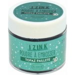 Aladine Prášek na embosing 25 mn tyrkysová třpyti – Zboží Dáma