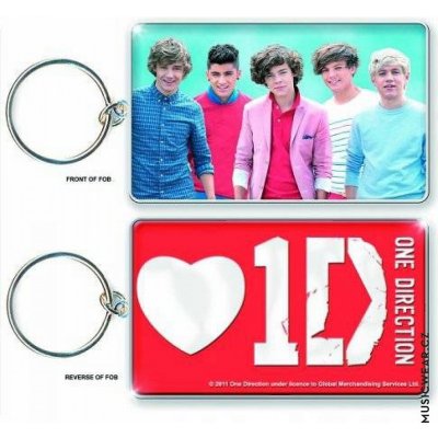 Přívěsek na klíče One Direction Keychain Band Shot double Sided – Zbozi.Blesk.cz