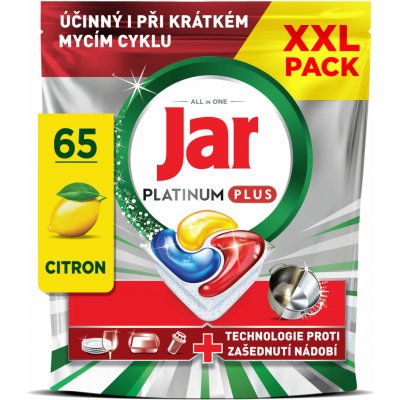 Jar Platinum Plus Lemon kapsle do myčky 65 ks – Zboží Dáma