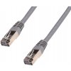 síťový kabel Datacom 1586 CAT5E, FTP, 10m, šedý