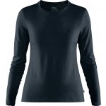 FJÄLLRÄVEN Abisko Wool LS W Dark Navy – Zboží Dáma