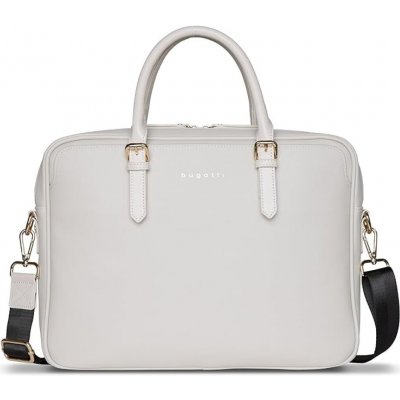Bugatti dámská business taška Ella 496626S50 krémová – Zboží Mobilmania